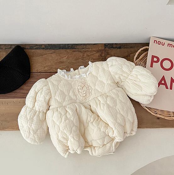 2023冬★ベビー服　厚手ロンパース★66-100★