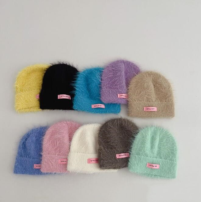 子供用★帽子★キッズ★男女兼用★暖かい★防寒★可愛い★ニット帽子★10色