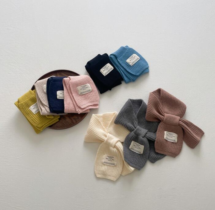 2023新品★子供用★快適マフラー　ニット★11色選べ