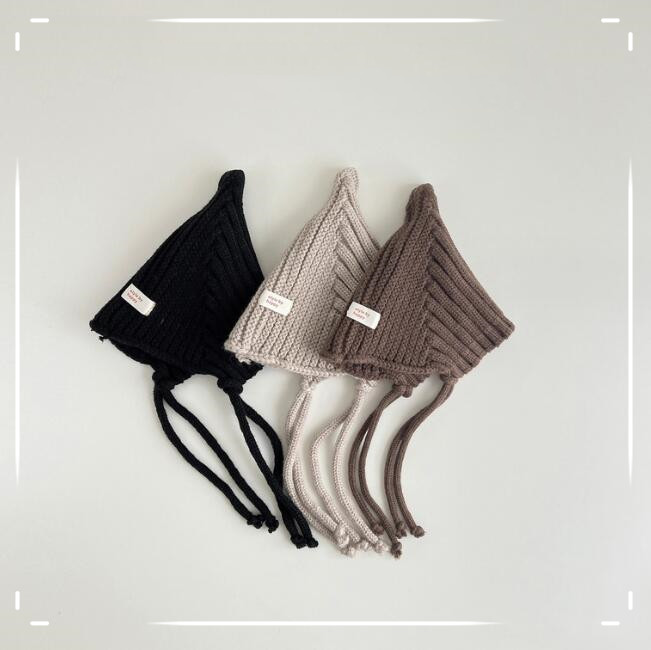 子供用★帽子★耳カバー★キッズ★男女兼用★暖かい★防寒★ニット帽子★3色