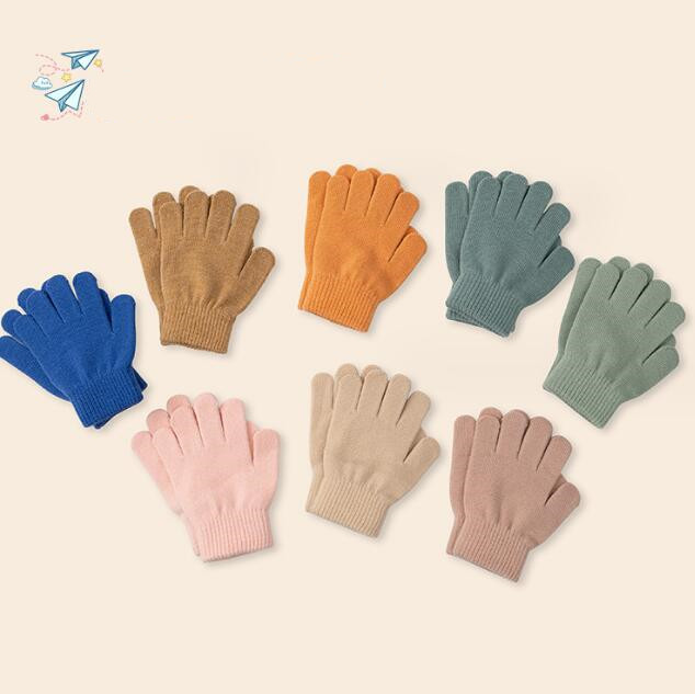 お買い得!手袋★子供用手袋★男女兼用★防寒★キッズ★暖かい★無地★多色