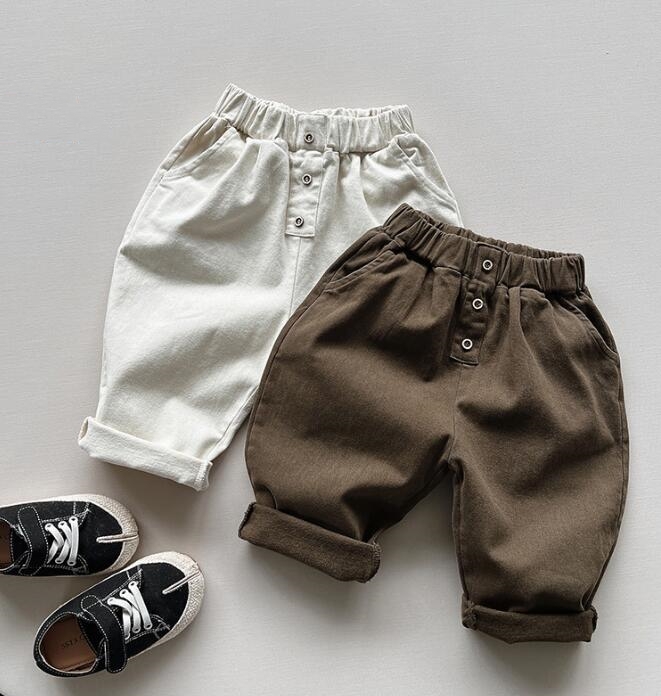 2023★春秋新作★韓国風子供服★ズボン★2色80-130CM