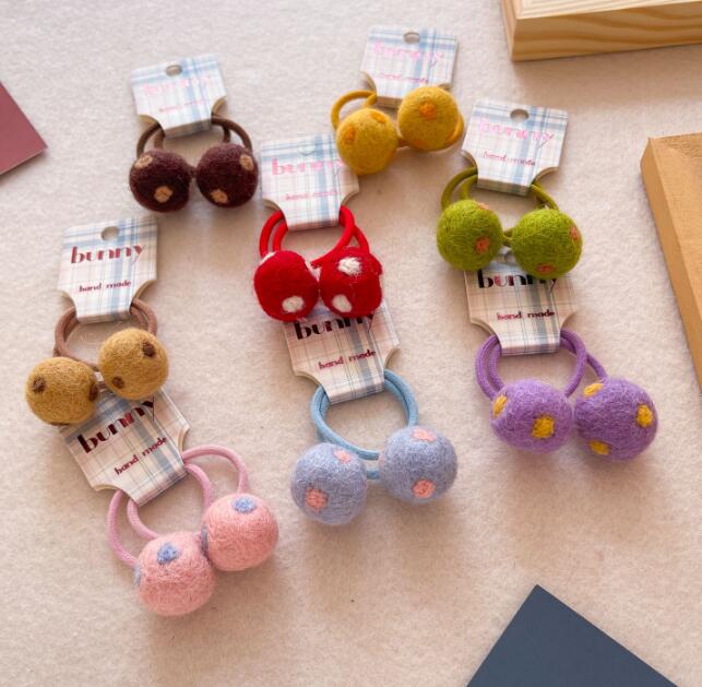 子供用★髪飾り★まとめ髪用★ヘアアクセサリー★キッズ★ヘアゴム★多色