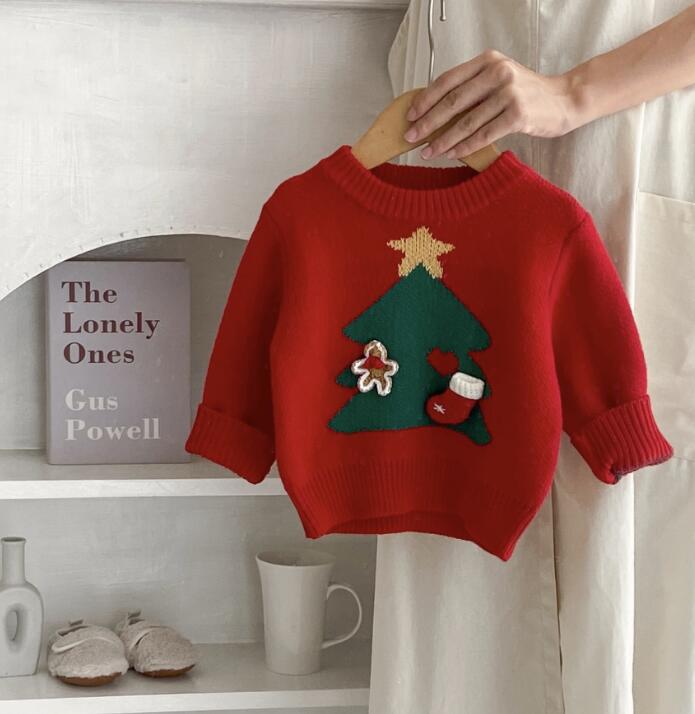 2023秋冬★ベビー服　クリスマス服　セーター★66-100★