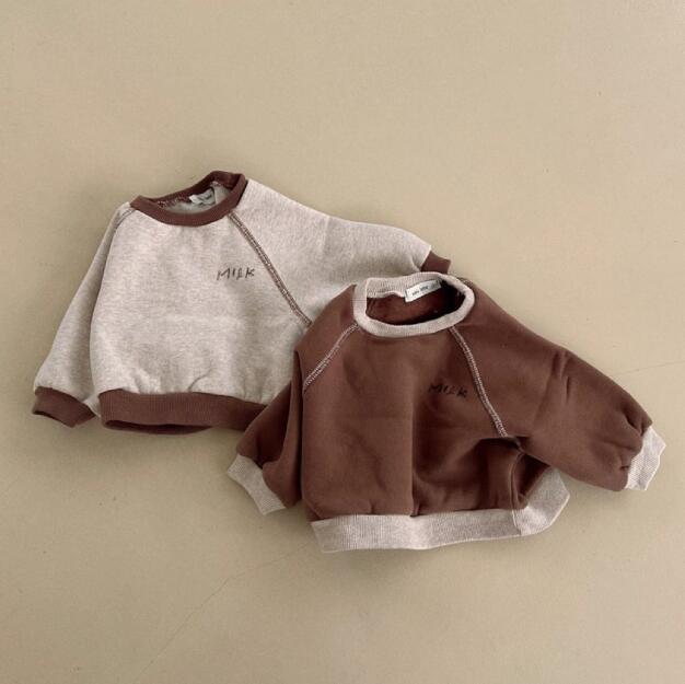 子供服★トップス★パーカー★裏起毛★韓国風子供服★男女兼用★2色★73-100CM