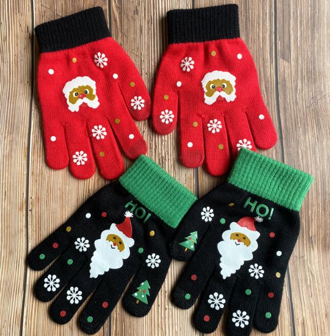 クリスマス★手袋★子供用/大人用★手袋★防寒★キッズ★男女兼用★暖かい★2色