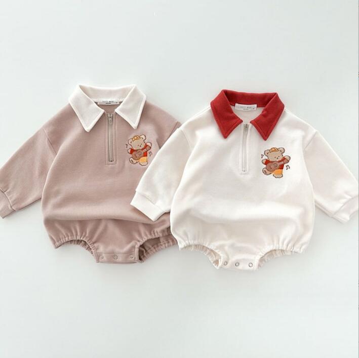 2023★春秋新作★韓国風ベビー服★ロンパース★2色66-90CM