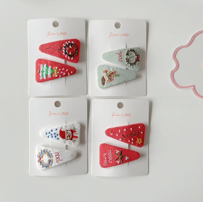 クリスマス★髪飾り★まとめ髪用★ヘアアクセサリー★子供用★ヘアピン★2枚入り★可愛い★多色