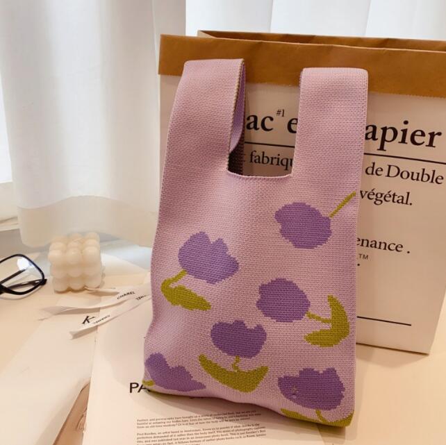 バッグ★レディース★トートバッグ★ハンドバッグ★ニットバッグ★大容量