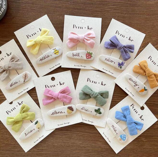 髪飾り★まとめ髪用★ヘアアクセサリー★子供用★キッズ★ヘアピン★2枚入り★多色