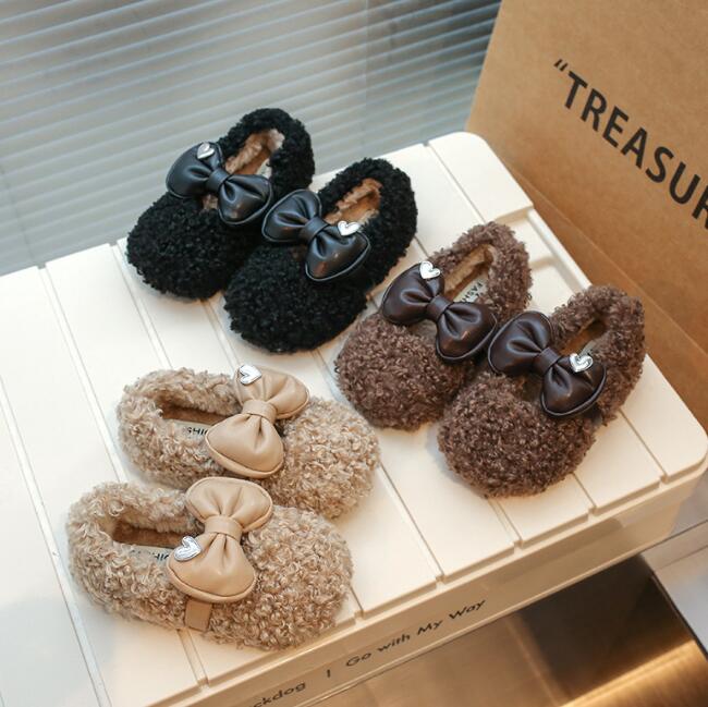 靴★子供靴★キッズ靴★シューズ★キッズ女の子★蝶結び★3色★23-35#