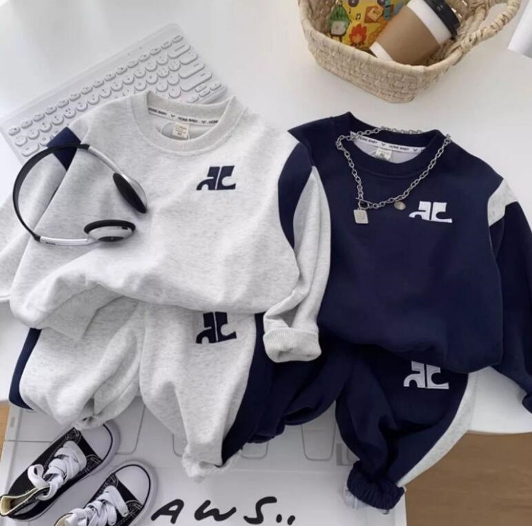 2023★春秋新作★韓国風子供服★トップス+ズボン★セットアップ★2色90-140CM