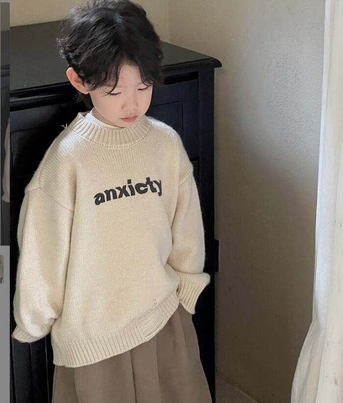 2023★秋冬新作★韓国風子供服★セーター★厚手★2色100-150CM