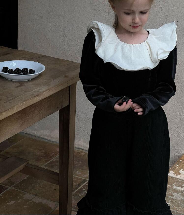 2023★秋冬新作★韓国風子供服★厚手★ズボン★裏起毛★90-130CM