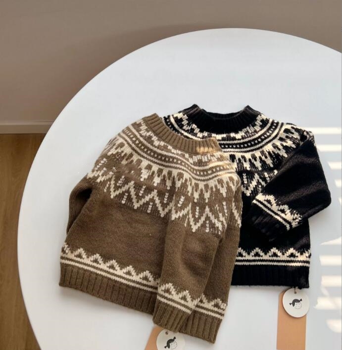 2023★春秋新作★韓国風子供服★セーター★2色90-130CM