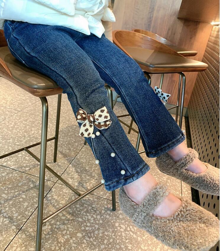 2023★秋冬新作★韓国風子供服★裏起毛★ジーンズ★90-140CM