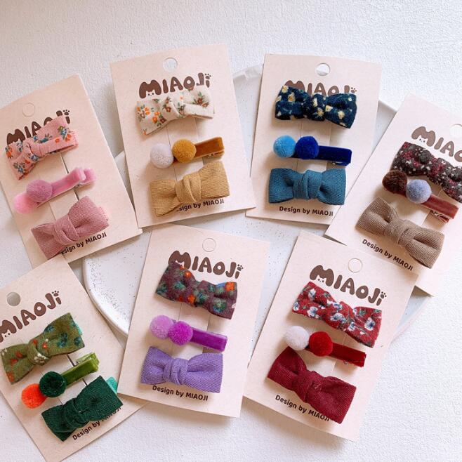 髪飾り★まとめ髪用★ヘアアクセサリー★子供用★キッズ★ヘアピン★3枚入り★多色
