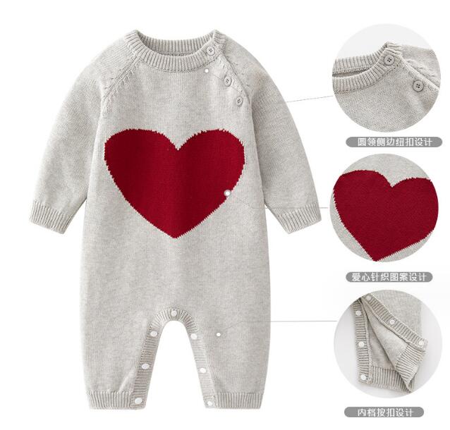 2023新品★ベビー服　ニットロンパース&帽子分けて販売★59-90★