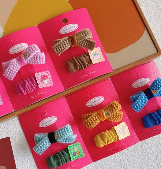 髪飾り★まとめ髪用★ヘアアクセサリー★子供用★キッズ★ヘアピン★2枚入り★多色