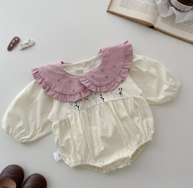 子供服★ロンパース+襟替え★連体服★韓国風子供服★ベビー★可愛い★66-90CM