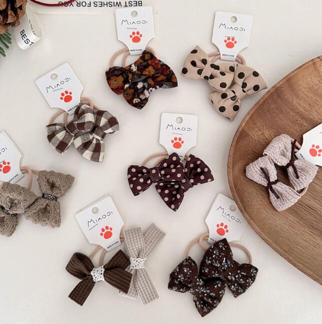 髪飾り★まとめ髪用★ヘアアクセサリー★子供用★2枚入り★ヘアゴム★多色