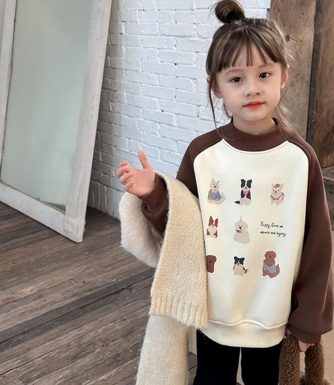 2023冬★子供服　パーカー　トップス★80-140cm★2色