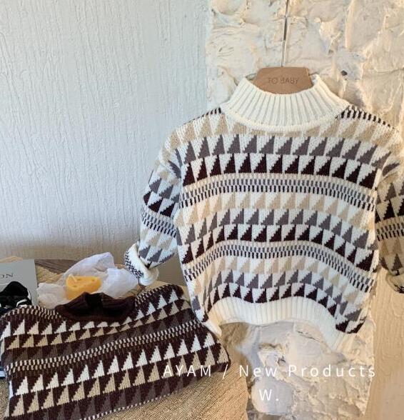 子供服★トップス★トップス★ニット★韓国風子供服★キッズ★2色★90-140CM