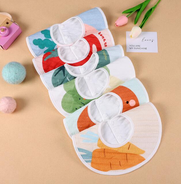 新登場★ベビー涎掛け★棉質　6種★食事用★