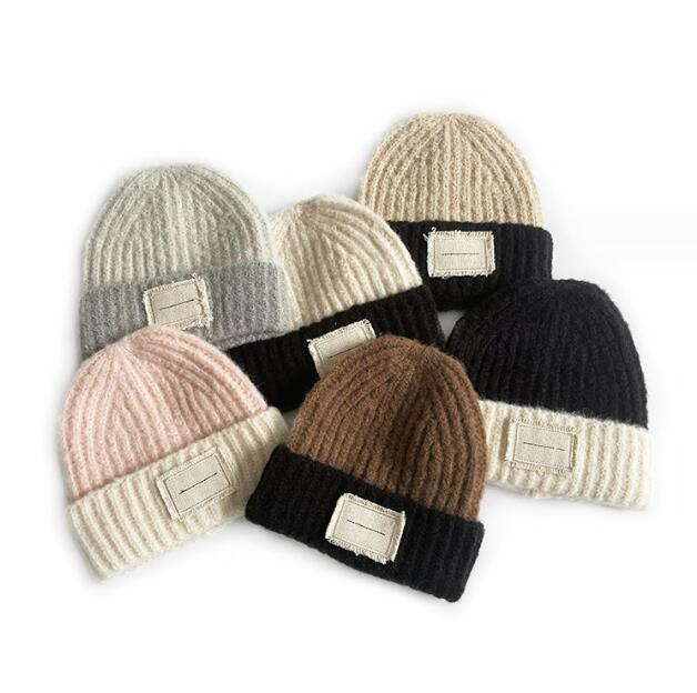 大人用★帽子★男女兼用★暖かい★防寒★ニット帽子★6色