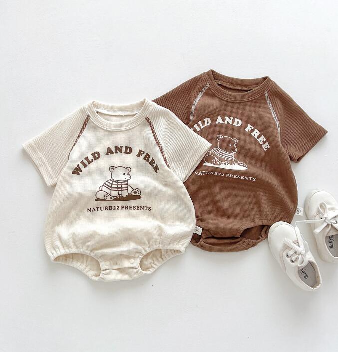 2024★春秋新作★韓国風ベビー服★ロンパース★2色66-90CM