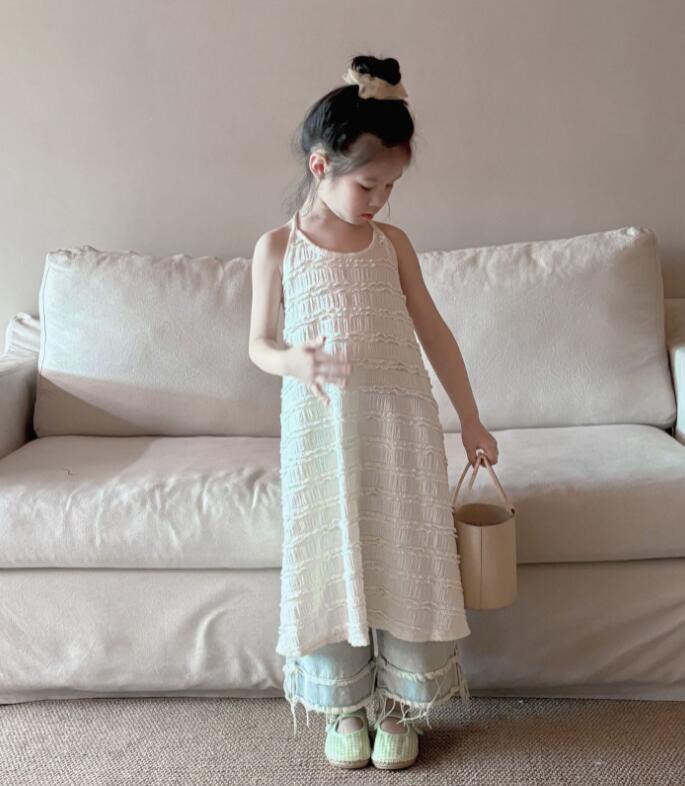 2024年新★子供服　吊りワンピース★90-150cm★