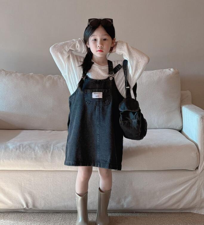 2024年新★子供服　サロペットワンピース★90-150cm★