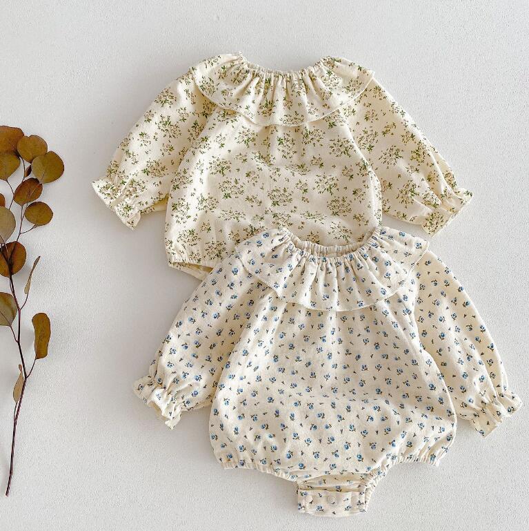 2024新型★ベビー服　ロンパース★66-100★2色