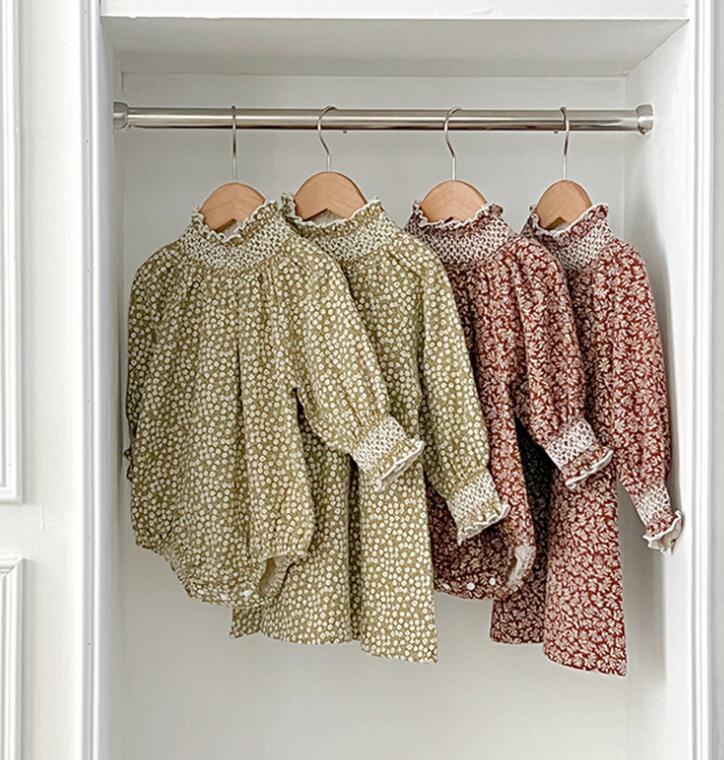 2024★春秋新作★韓国風子供服★ロンパース★ワンピース★66-100CM