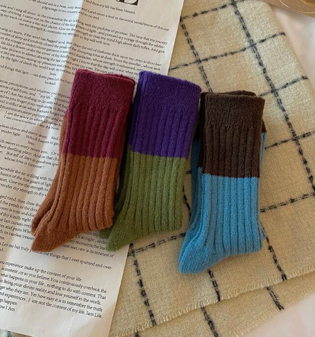 2024★秋冬新作★レディース靴下★ソックス★厚手