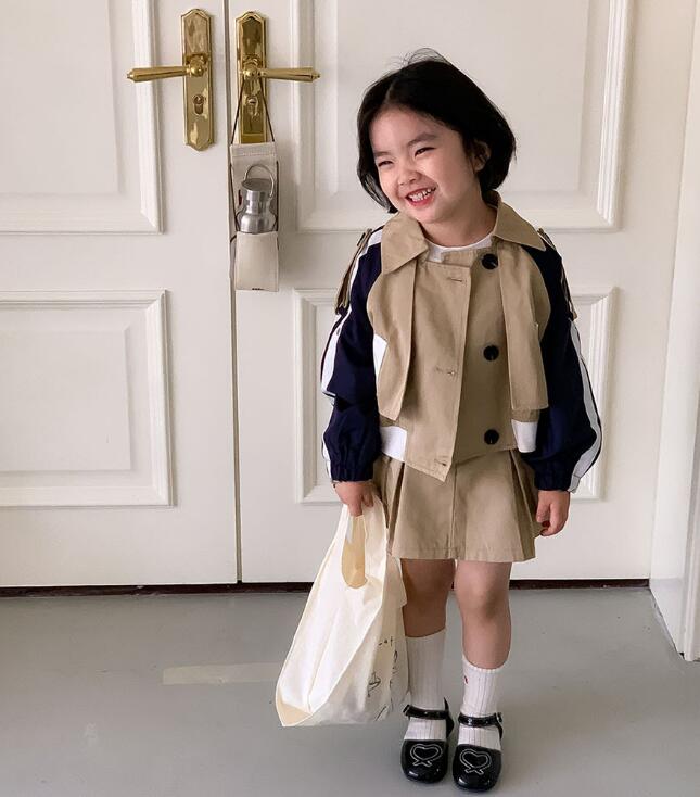 2024★春秋新作★韓国風子供服★コート+ズボン2セット★80-140CM