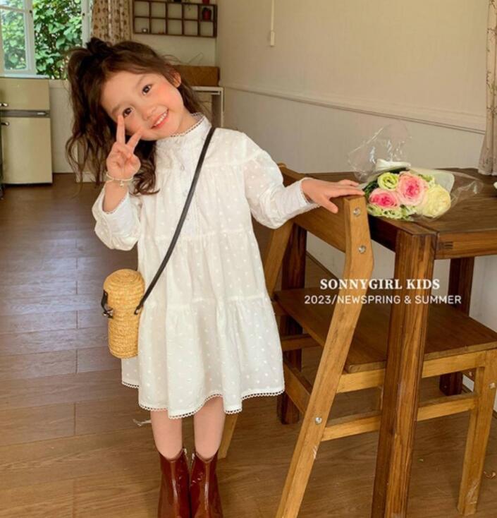 2024年新品★子供服 　ワンピース★90-140cm★