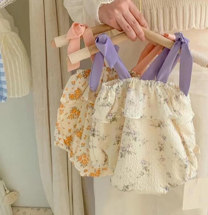 2024★春夏新作★韓国風ベビー服★ロンパース★2色66-90CM