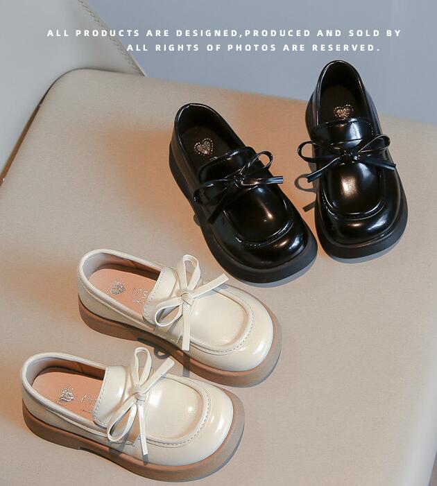 靴★子供靴★シューズ★キッズ女の子★カジュアル★蝶結び★2色★23-30#