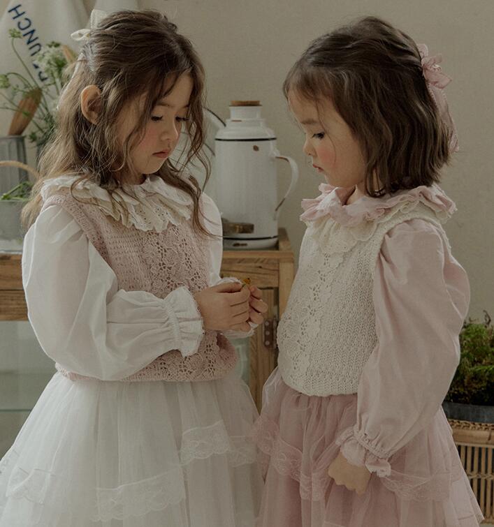 2024年新★子供服　ニットベスト★90-150cm★2色