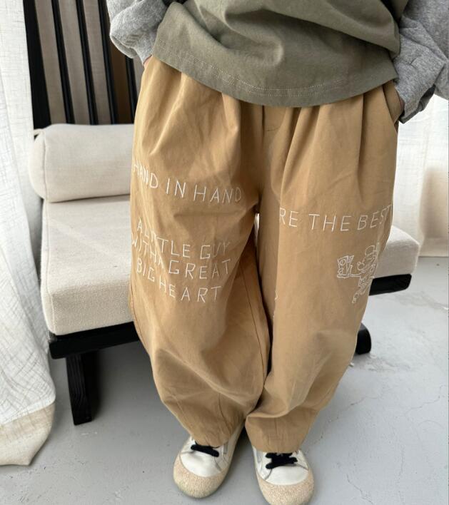 2024★春秋新作★韓国風子供服★ズボン★3色90-150CM