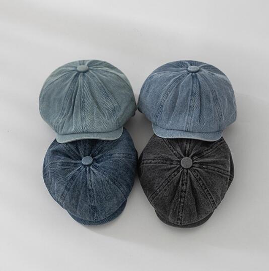 子供用★帽子★キャップ★ベビー★男女兼用★日焼け防止★デニム★カジュアル★4色