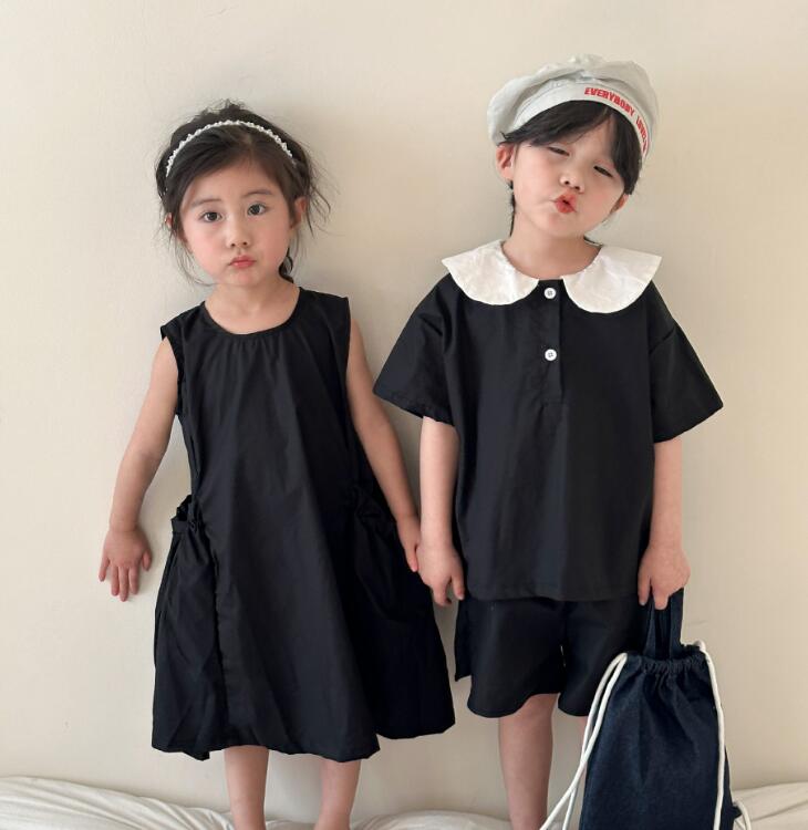 2024★春夏新作★韓国風子供服★トップス+ズボン★ワンピース★2色80-150CM