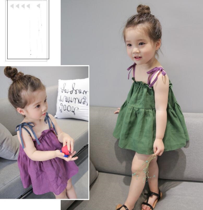 2024★春夏新作★韓国風子供服★ワンピース★2色7-15