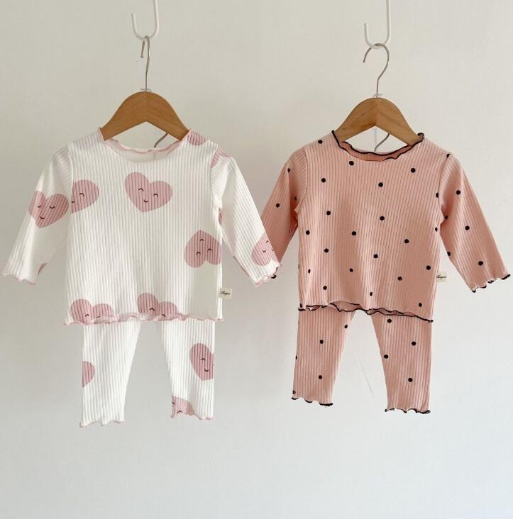 2024★春秋新作★韓国風子供服★トップス+ズボン2セット★2色80-130CM