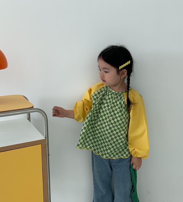 2024★春秋新作★韓国風子供服★シャツ★2色90-130CM