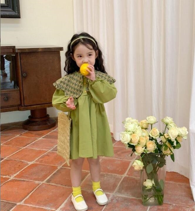 2024★春秋新作★韓国風子供服★ワンピース★90-140CM