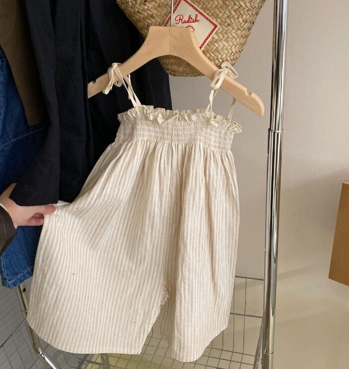 2024新★子供服　吊りパンツ★80-120cm★