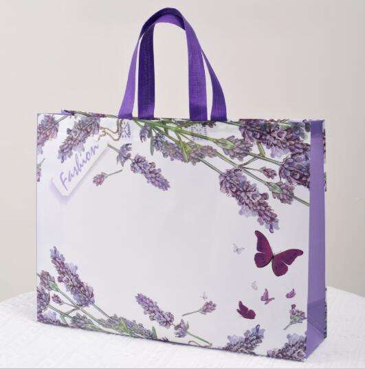 新作★業務用★ラベンダー★エコバッグ★不織布★ギフトバッグ★手提げバッグ★お買い物バッグ★