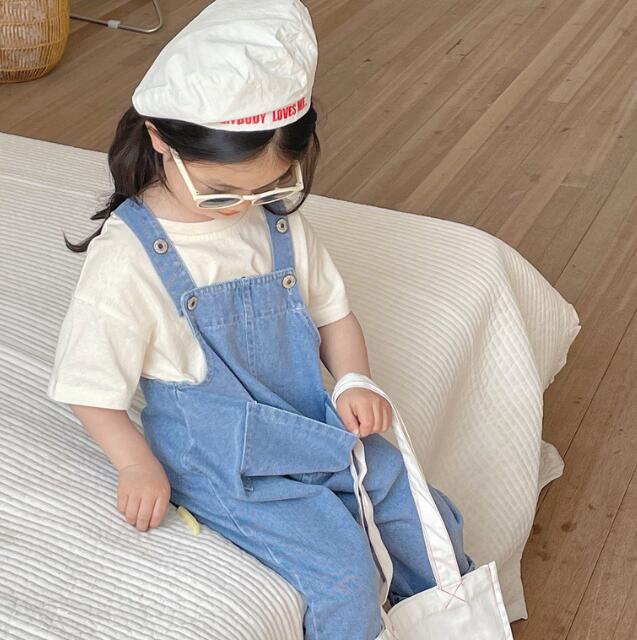 子供服★サロペット★デニム★韓国風子供服★キッズ★男女兼用★80-130CM